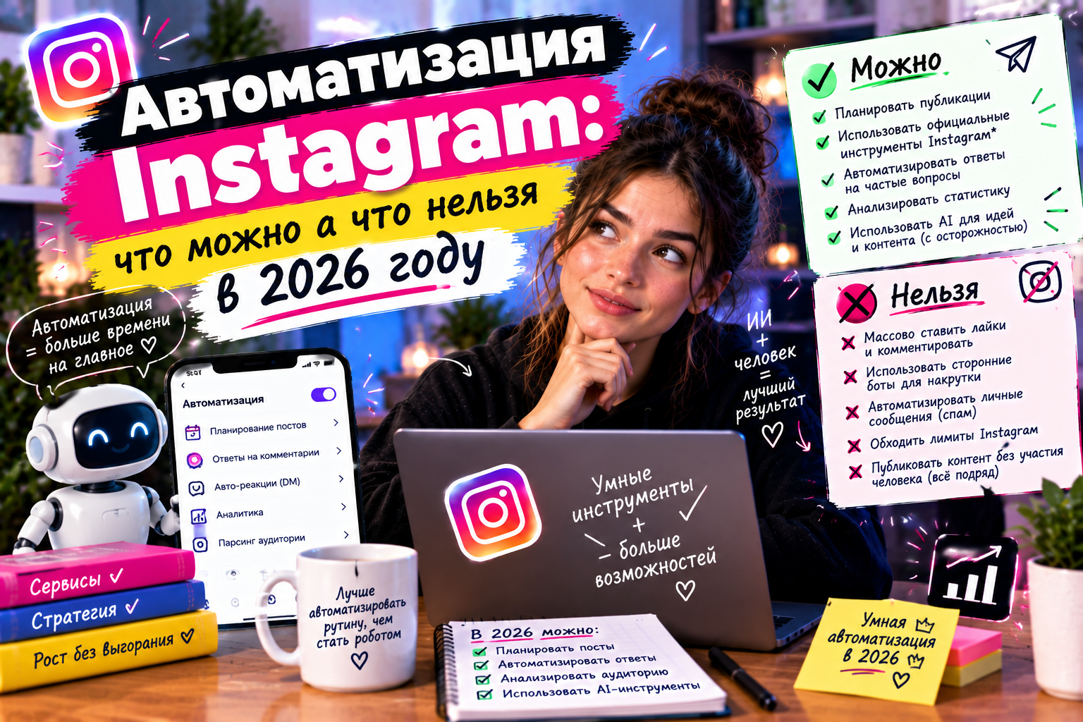 Автоматизация Instagram: что можно а что нельзя в 2026 году